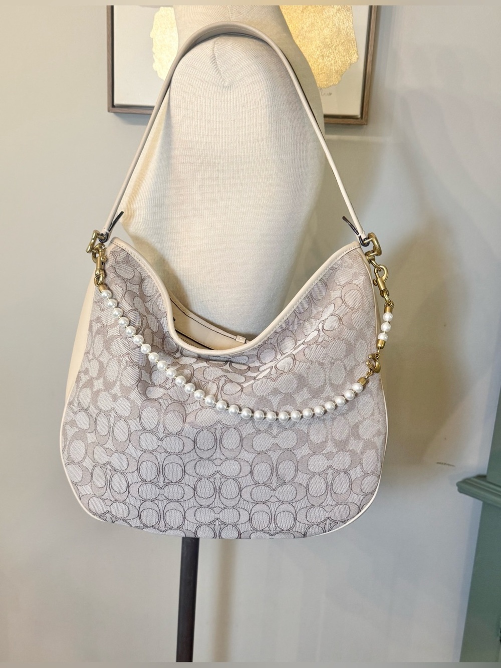Coach Women's Signature Jacquard Soft Tabby Hobo Bag
